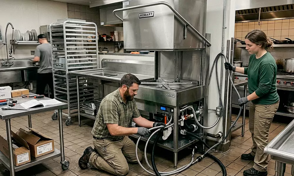 Commercial Dishwasher Installation in Brighton, MA