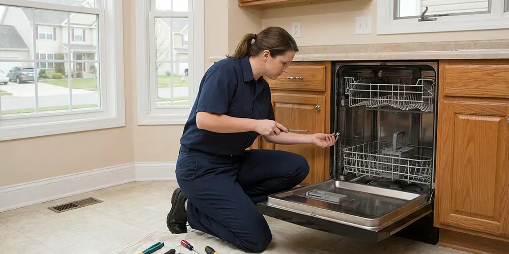 Dishwasher Latch Replacement in Brighton, MA