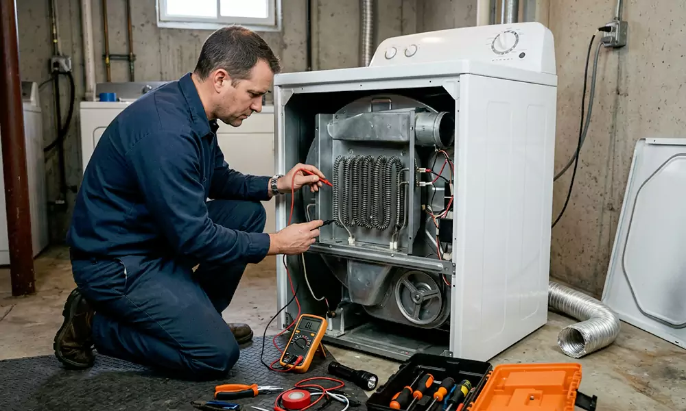 Dryer Not Heating Repair in Brighton, MA
