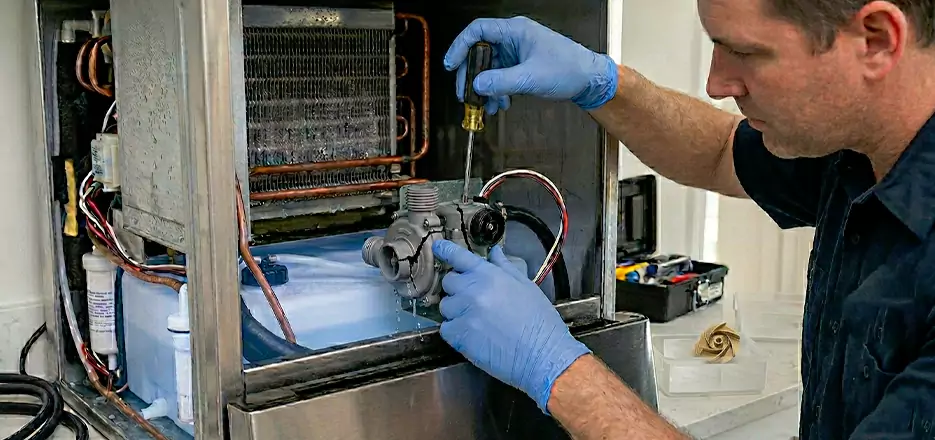 Commercial Ice Maker Water Pump Repair in Brighton