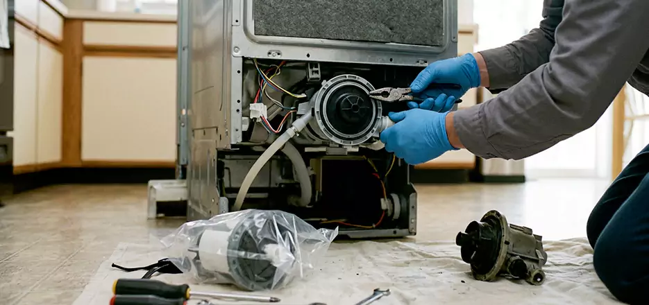 Dishwasher Motor Pump Replacement in Brighton