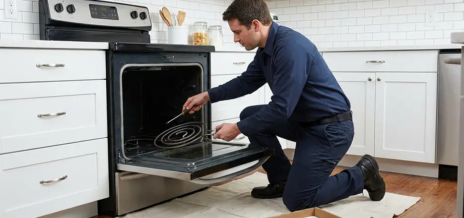 Oven Lower Heating Element Replacement in Brighton