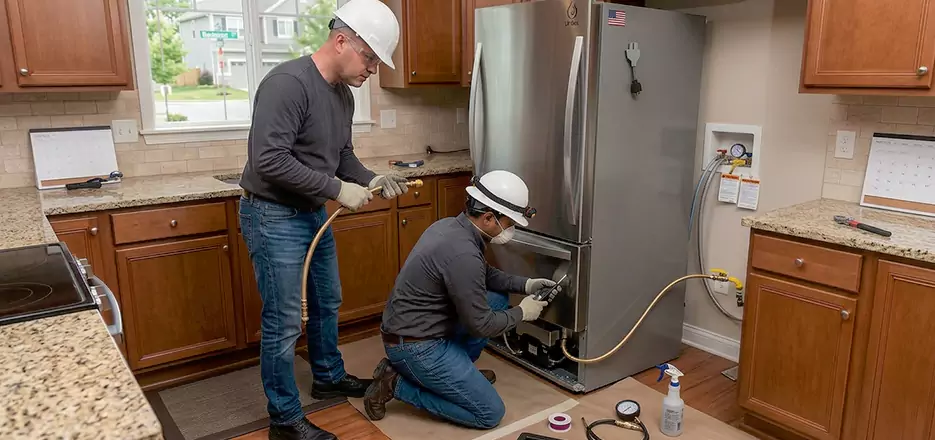 Propane Refrigerator Installation in Brighton
